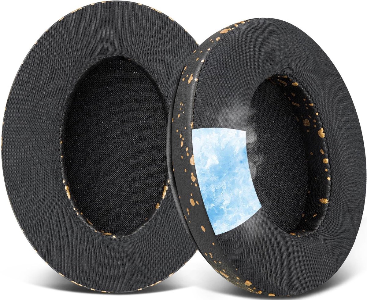 Dailygoods - SOULWIT Cooling-Gel Oorkussens voor Razer Barracuda/Barracuda X/Barracuda X Chroma (Past niet op Barracuda Pro) Hoofdtelefoons, Earpads Cushions met Geluidsisolerend Schuim, IJszijde Stof