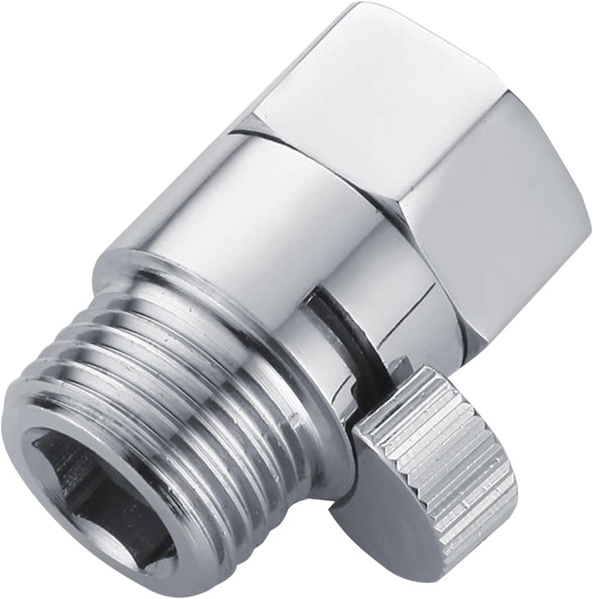 Douchekraan Klep - Waterregelaar Limiter - Lekkage Voorkomen - Messing Kern - 30x30x40 mm