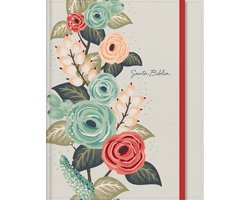 RVR60, Santa Biblia, Edición para notas, Tapa dura/tela, Floral, Cierre elástico, Palabras de Jesús en rojo, Comfort Print