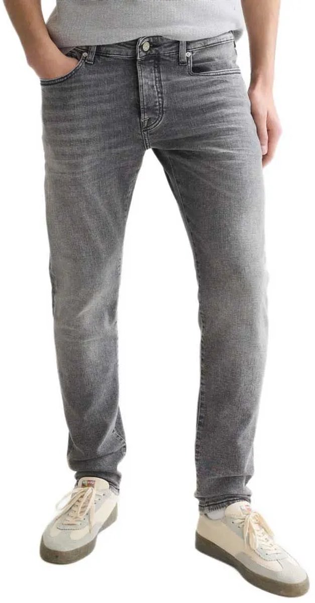 Scotch & Soda Ralston 183617 Regular Slim Fit Spijkerbroek Grijs 36 / 34 Man