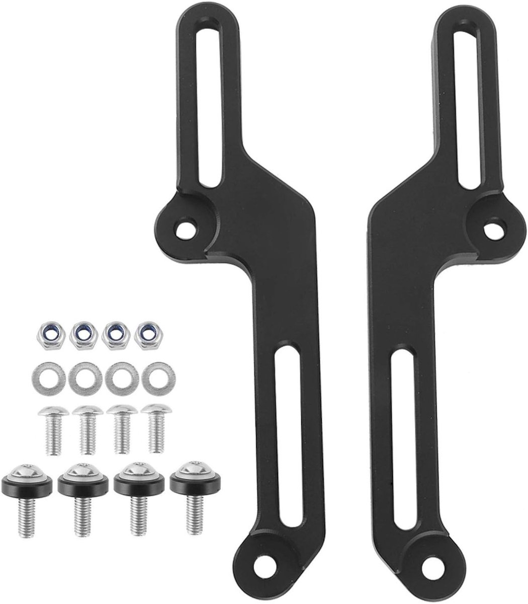 Verstelbare Windshield Adjusters Kit voor CB500X 2017-2020, CNC Aluminium, Hoogte 0.5-2 inch, Perfecte Pasvorm en Duurzaamheid