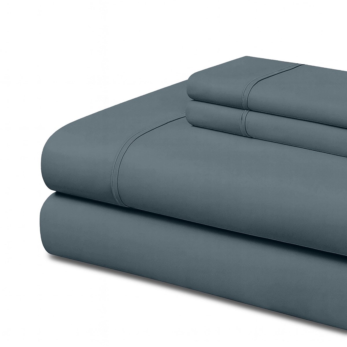 Dailygoods- Laken Set 4-delig - Hoeslaken 150x200 cm - Vlak Laken - 2 Kussenslopen 50x75 cm - Microvezel - OEKO-TEX gecertificeerd - Beddengoed