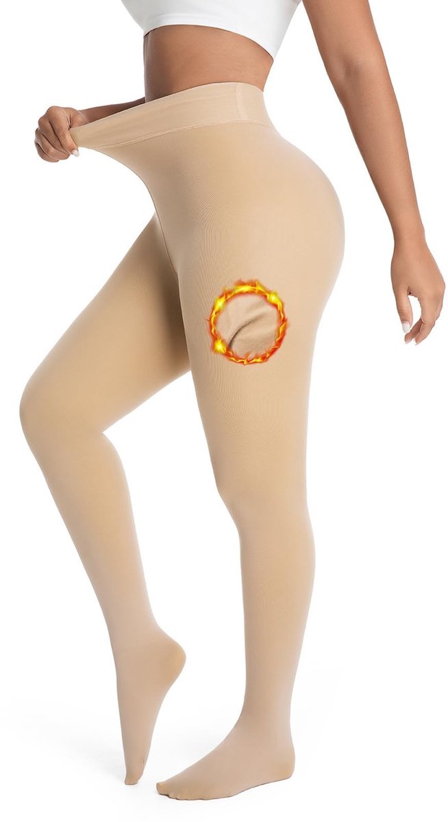 Dailygoods- Panty Thermisch - Dames Panty - Hoge Taille - 20 Denier - Zacht/Comfortabel - Ademend Materiaal - Damespanty