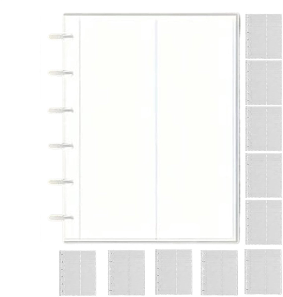 Dailygoods- Fotocabine Album 2x6 inch - Foto Houder - Beschermend - Transparant - Collectie Organisatie - Veilig Ontwerp - Fotoalbum