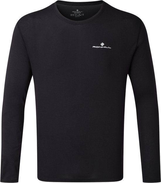 Ronhill | Men's Core L/S Tee | Black/Bright White | XXL