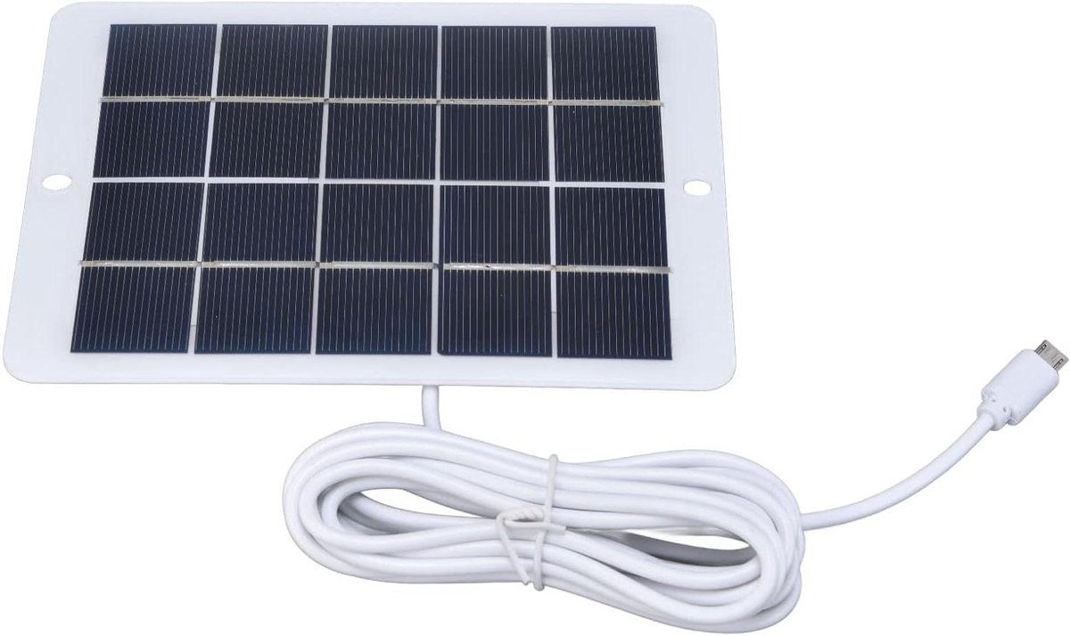 Zonnepaneel Cel - Zonnelader DIY - Mobiel Opladen - Hoge Conversie - 16x12.2 cm - Zwart