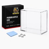 Premium Acryl Case Geschikt Voor Booster Box - Afgeronde Hoeken - 6x Sterke N52 magneten - 99,6% UV-Bestendig - PVC Vrij - Keeslaurel Acrylbox