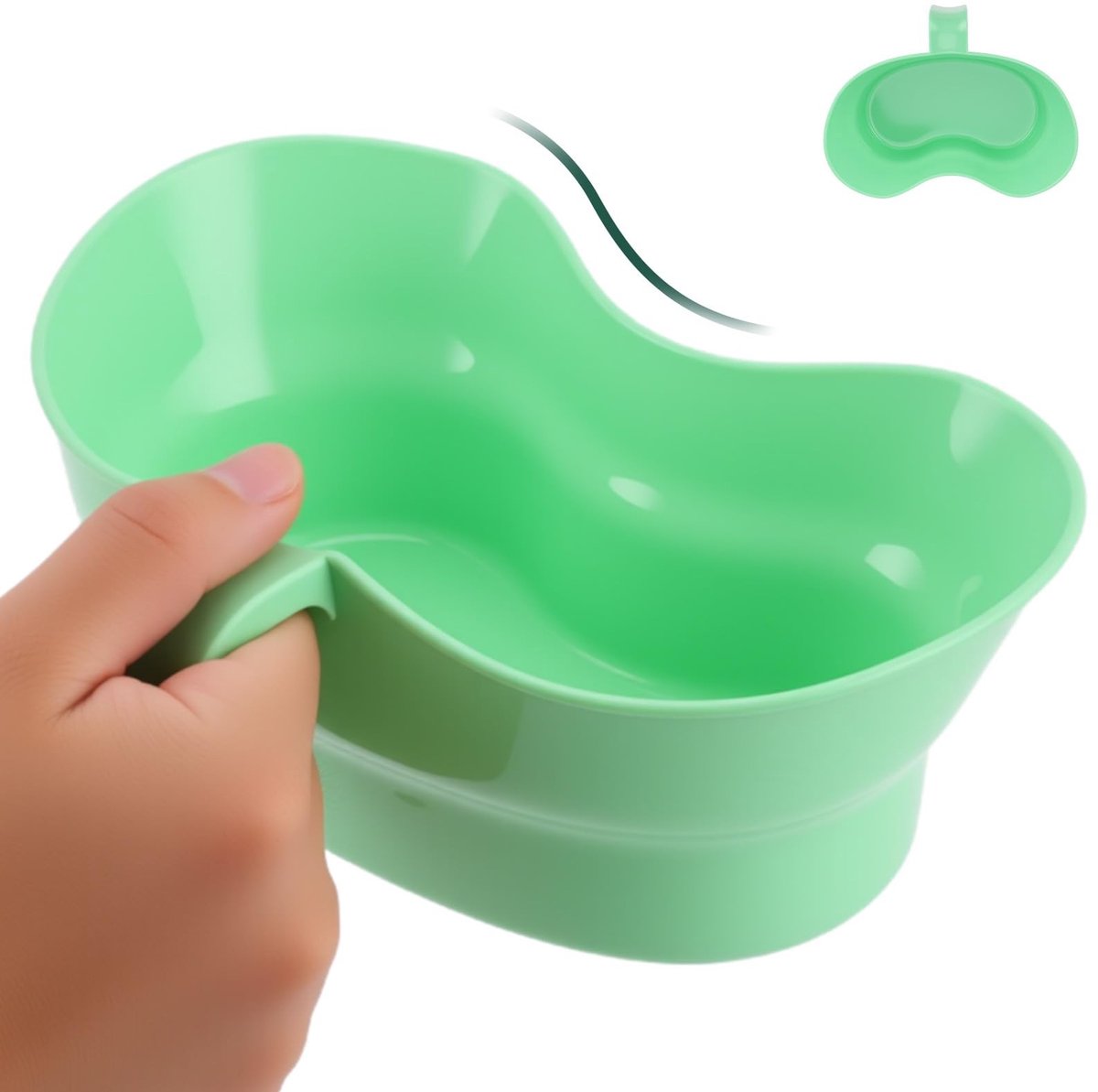 Dailygoods- Mondspoelbak Groot - Tandenpoets Beker - Emesis Kom - Tandenborstelbak - Plastic Kom - Mondverzorging - Tandenpoetsbeker