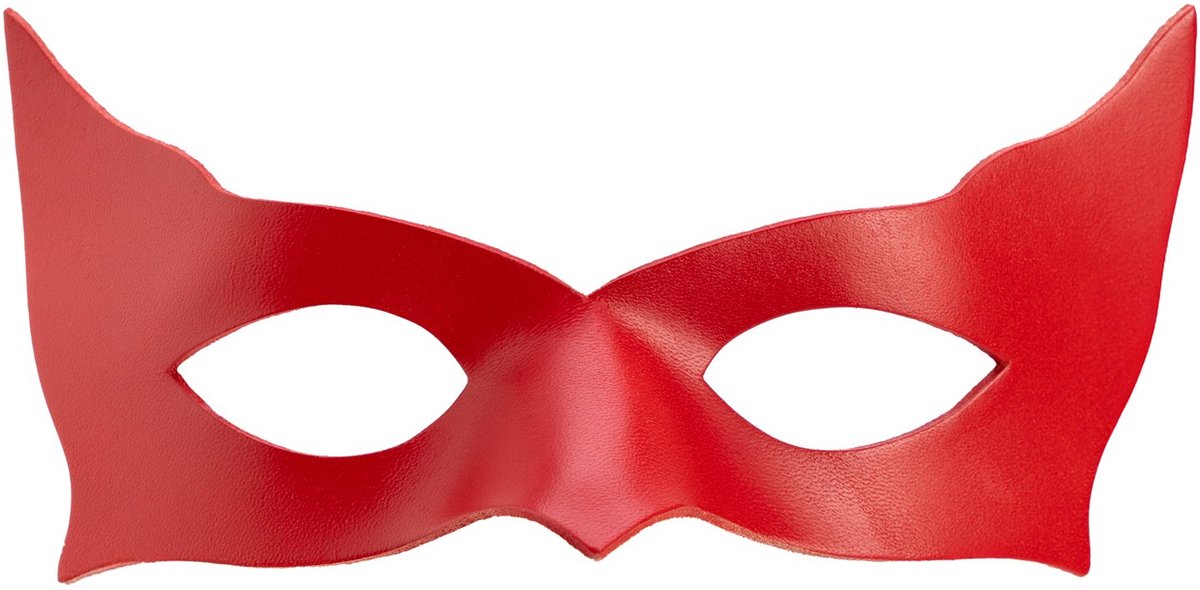 Colombina Incognito Rood Venetiaans Leren Masker