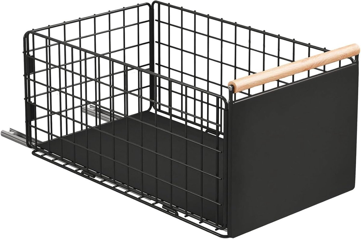 Uitschuifbaar Lade-organizer Zwart