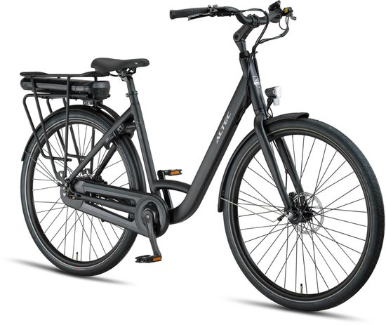 Altec Orion - Elektrische Stadsfiets - Elektrische Damesfiets - Hydraulische schijfremmen - Achterwielmotor - 28 inch - 52 cm - Zwart — afbeelding 3
