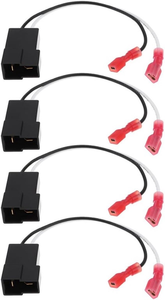 4 stuks autoluidspreker aansluitconnectoren adapter geschikt voor Mini One Cooper R50 R52 R53
