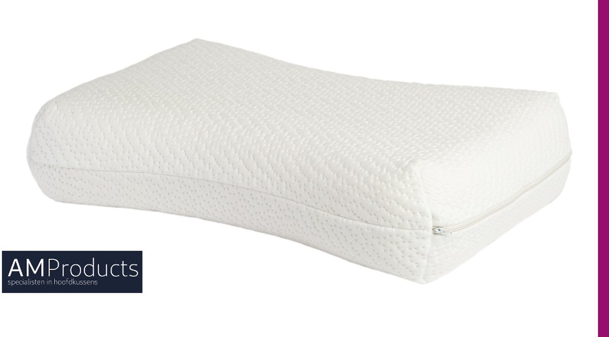 AM Products Inventio natuurlatex - medium - 9cm - 40x60cm wit