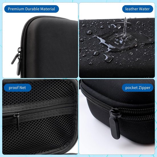 Insuline koeltas - Diabetes tas medische etui - Koelbox - Insuline gekoelde harde koffer - insuline gekoelde reisdoos - Insulinepennen koeltas - Koeltas voor medicijnen - Voor dagelijks gebruik en reizen - Zwart — afbeelding 4