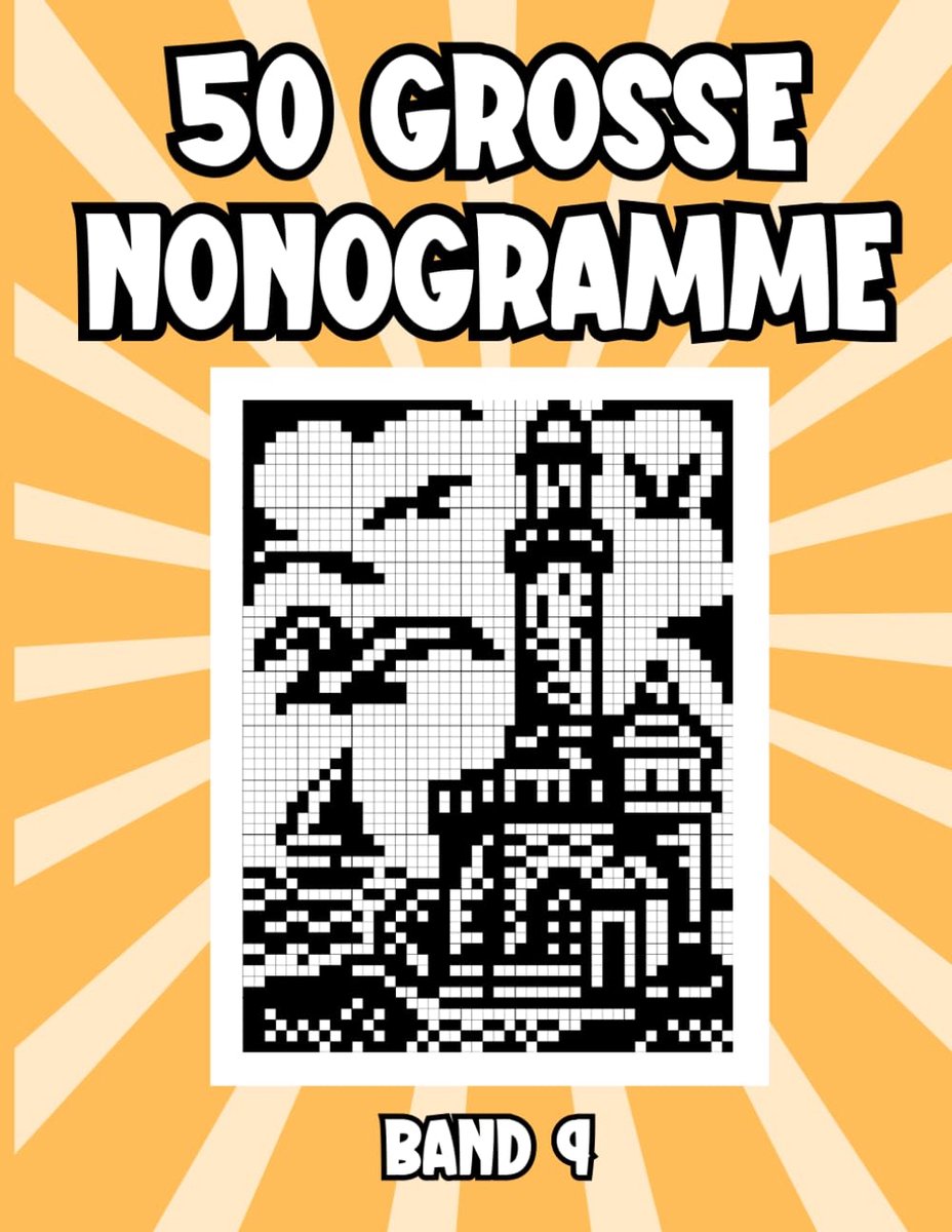 SnelShoppen - 50 Grote Nonogrammen Band 9: Logische Japanse Raadsels voor Beginners en Professionals, Puzzels voor Ontspanning en Breintraining, Perfe