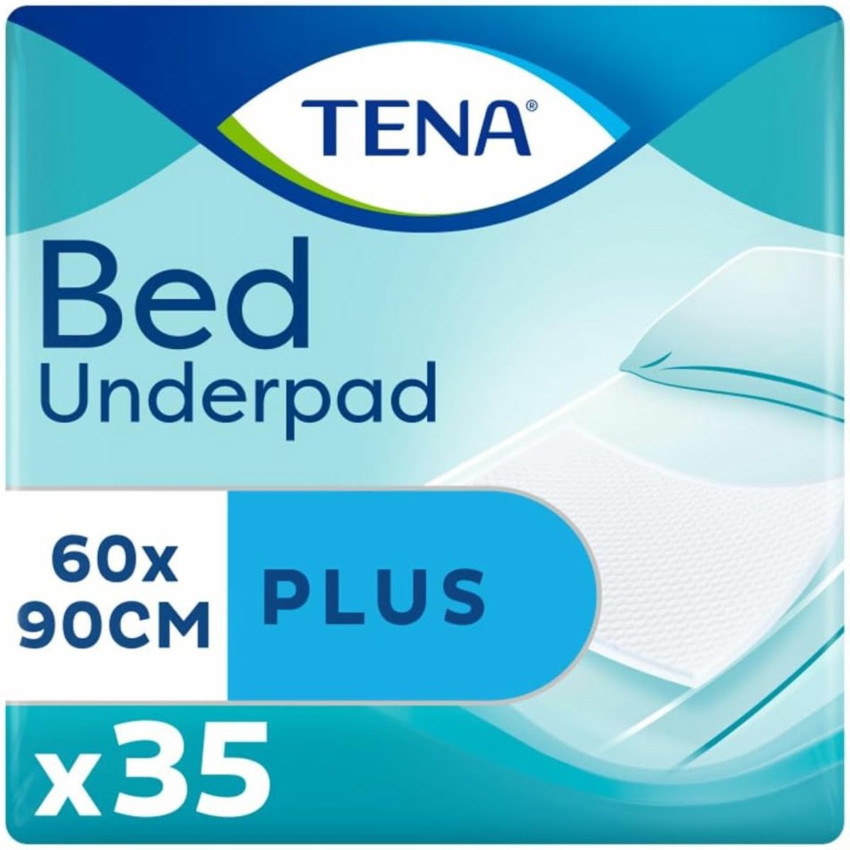 SnelShoppen - 4x TENA Bed Plus 60x90cm - 35 Stuks - Absorberende Onderleggers voor Bed, Matrasbescherming, Incontinentie, Ziekenhuis, Thuisgebruik, An