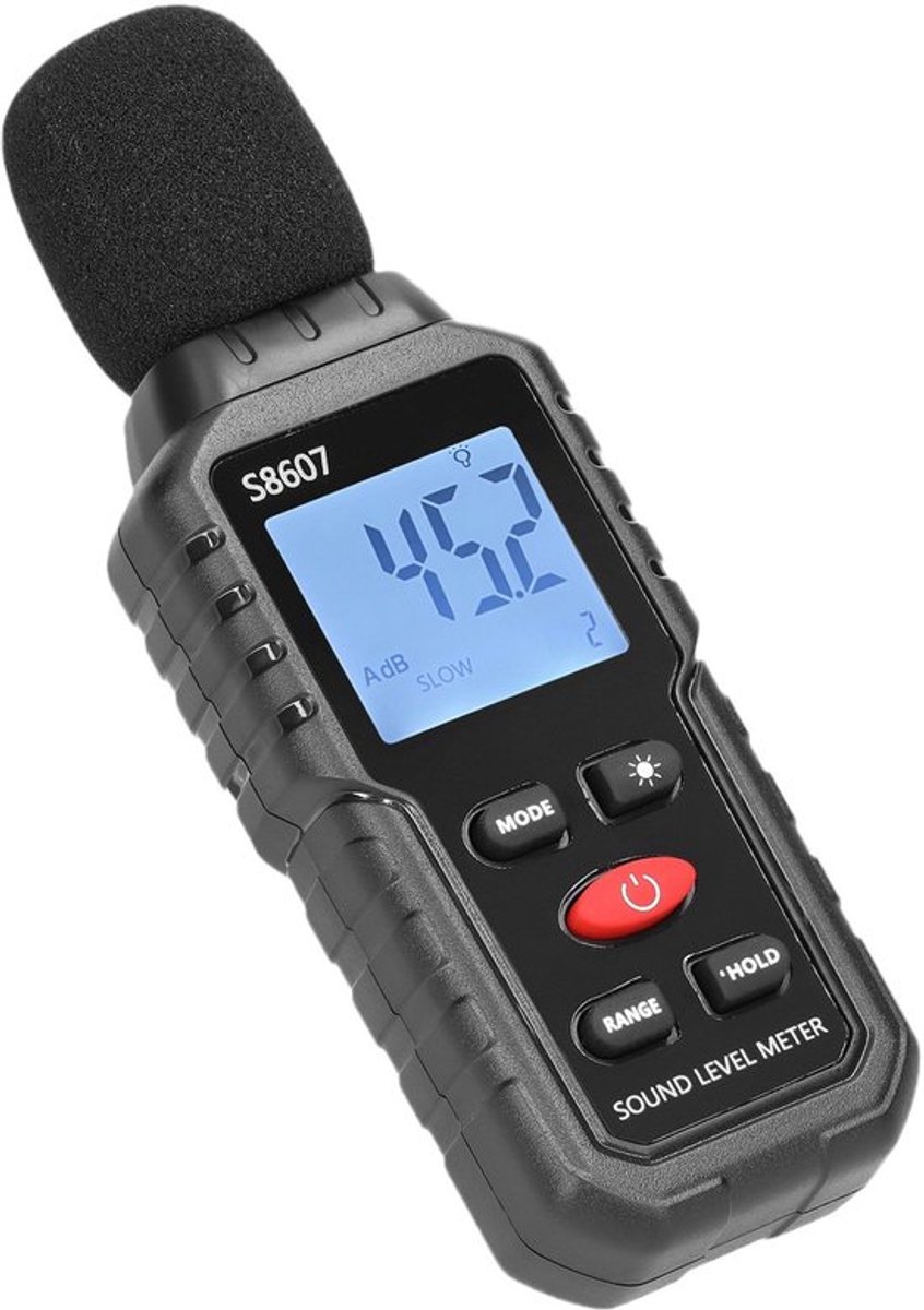 Decibelmeter - Geluidsmeter - dB Meter - Geluidsniveaumeter - Profesionele Decibel Meter - 30dB - 130dB - Digitaal
