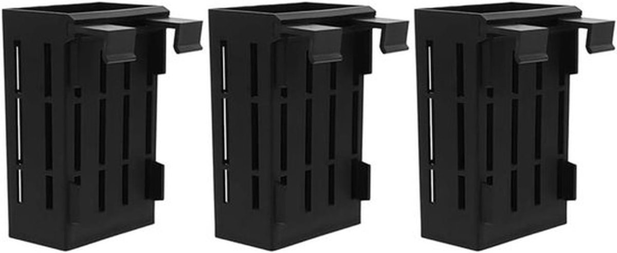 Aquarium Plant Houder Voor Wandmontage - Set Van 3 Stuks Voor Aquarium Planten Teelt En Decoratie Met Waterpartij - Duurzame Plantenstand Voor Vissenkom
