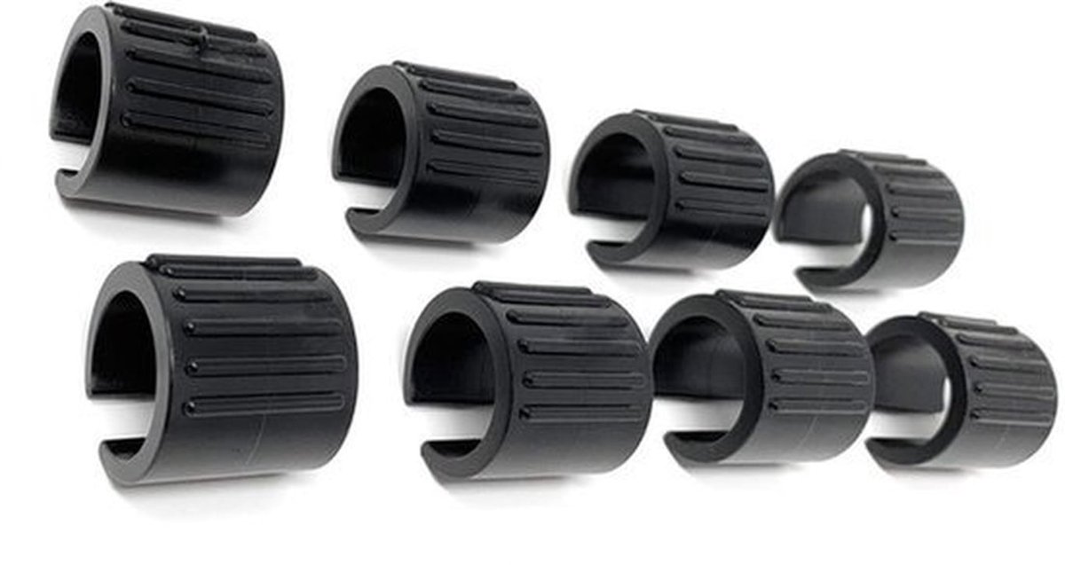 Silencer Meubelglijders - Set van 8 - Vloerbeschermers Ã˜ 14-16 mm - Zonder pinnen