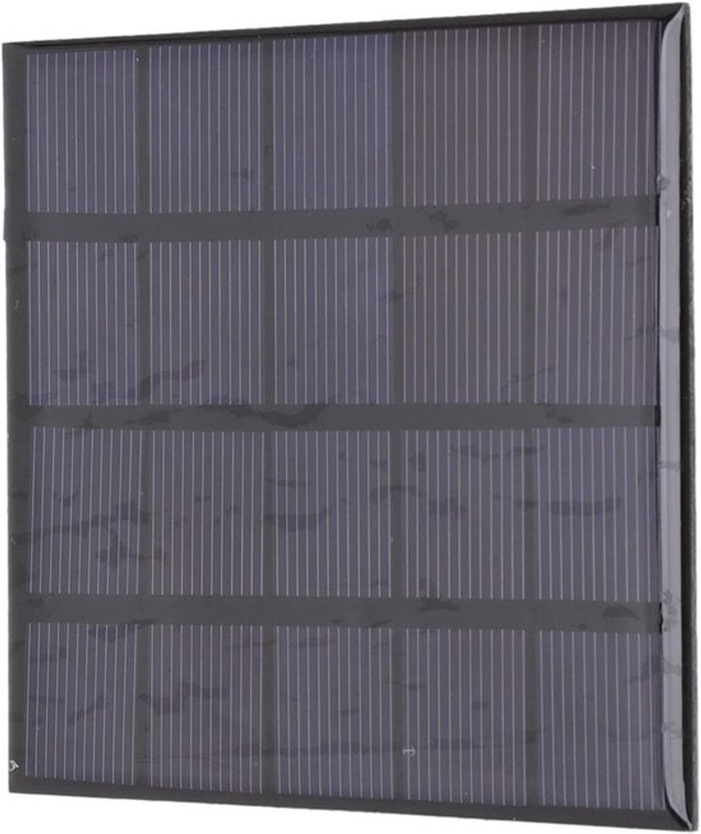 Mini-zonnepaneel 1.2W 5V 100X100mm Epoxy Polykristallijn Fotovoltaïsch Oplaadpaneel - DIY Zonnepaneel voor DIY Oplaadapparatuur - Fotovoltaïsche Apparatu .