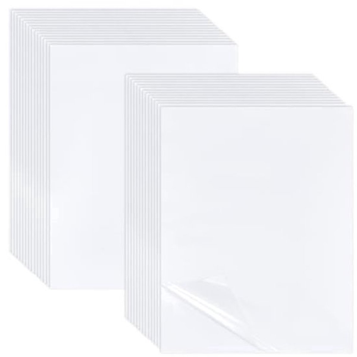 A4 PET-lamineerfolie 50 Vellen - Zelfklevend - Matte Koude Laminaat