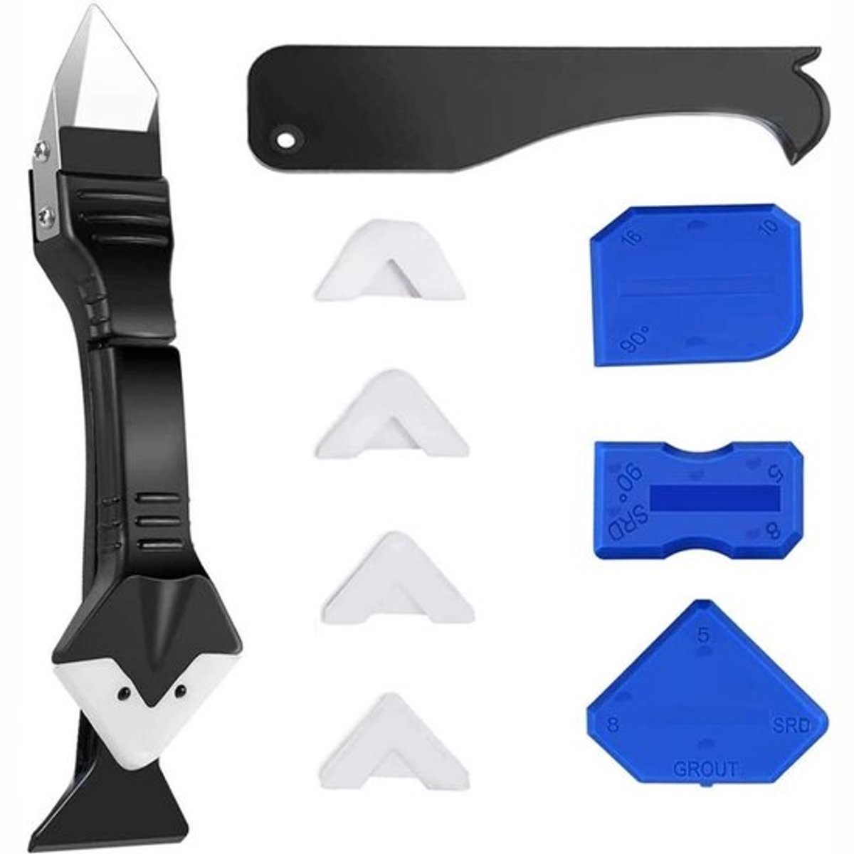 3 in 1 Kit schraper - multitool - Siliconen verwijderaar - Kit tool - Kit strijker - Kit Afwerkset - Kit verwijderaar