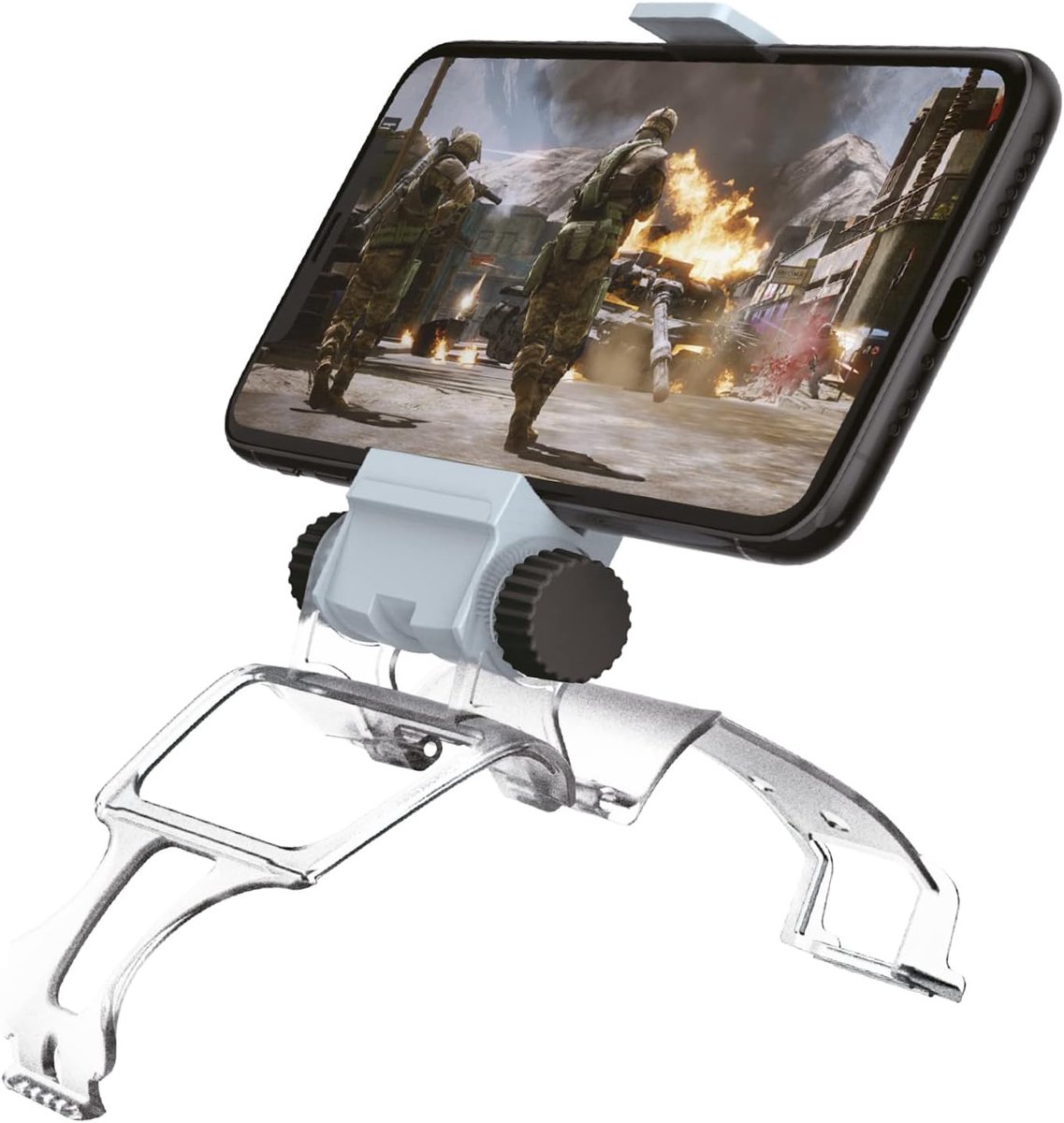 SnelShoppen - GameGrip5+ Smart Clip voor Dualsense PS5 Controller, Smartphone Houder voor iPhone/Android, Mobiele Joystick Bevestiging, Universele Com
