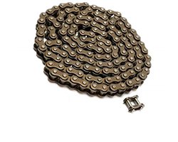 SnelShoppen - Viviance Ketting 25H 158 Links voor 47cc 49cc Pocket Rocket Bike Mini Quad ATV Scooter - Hoogwaardige RVS Duurzaamheid en Gemakkelijk te