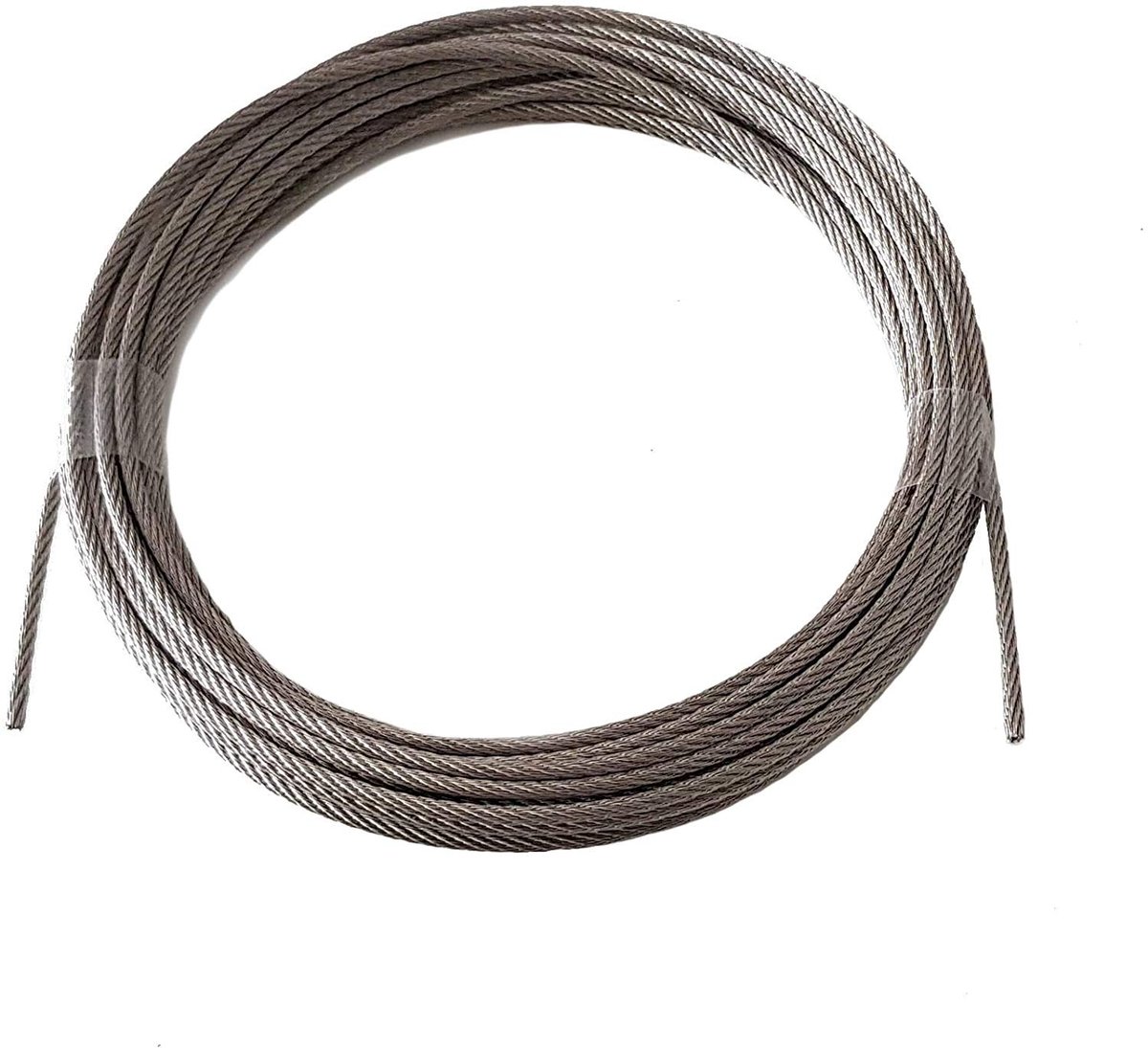 SnelShoppen - Steel Cable 2mm 5 Meter Tool Kabel RVS 7X7 EN 1.4401 Medium Zacht A4 Nirosta Flexibel voor Professioneel Gebruik