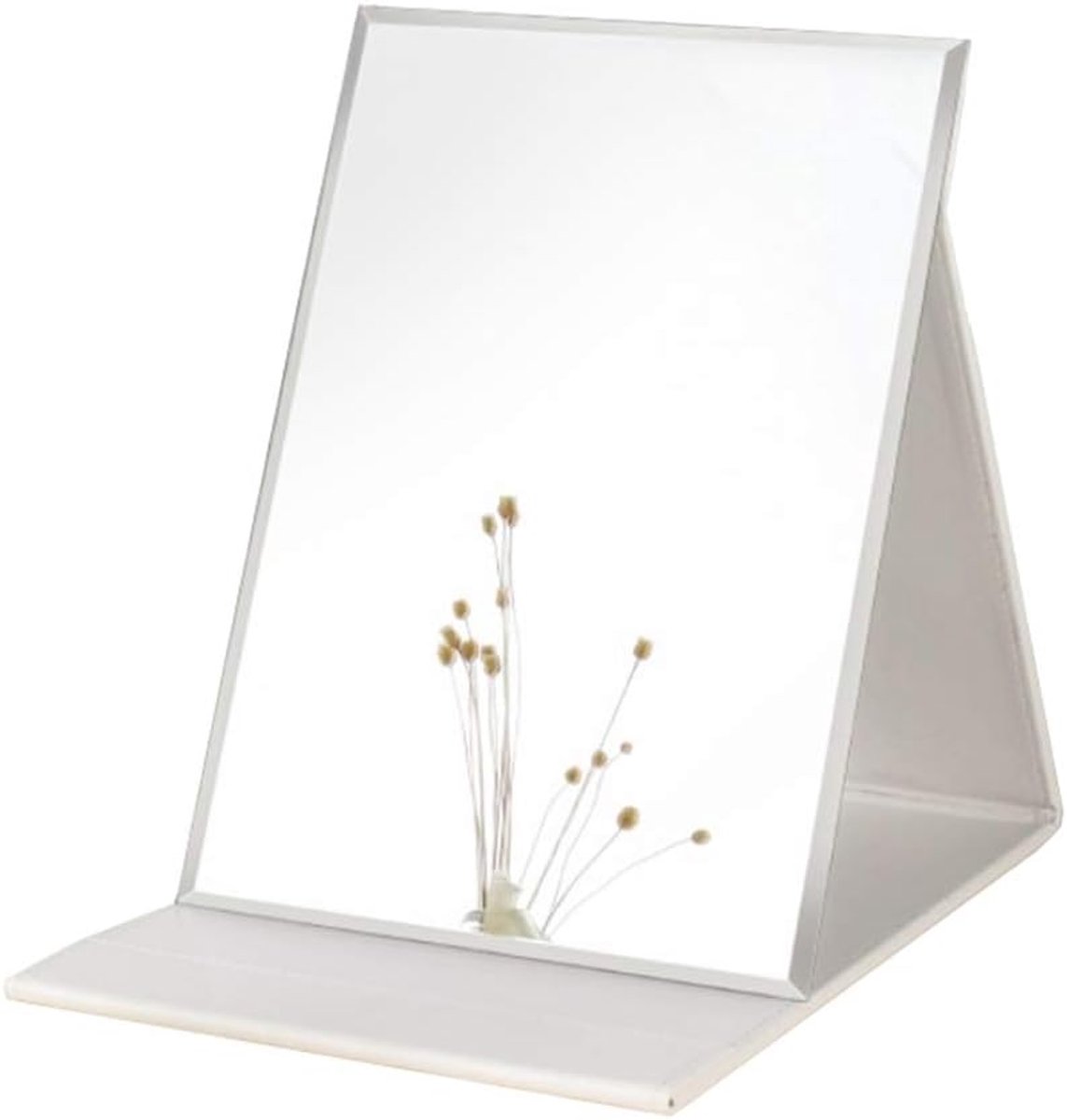SnelShoppen - Grote Spiegel Draagbare Super HD Make-up Spiegel Multi Stand Hand Vrije Hoek Vouwbare Tafel Spiegel 10X7 Inch