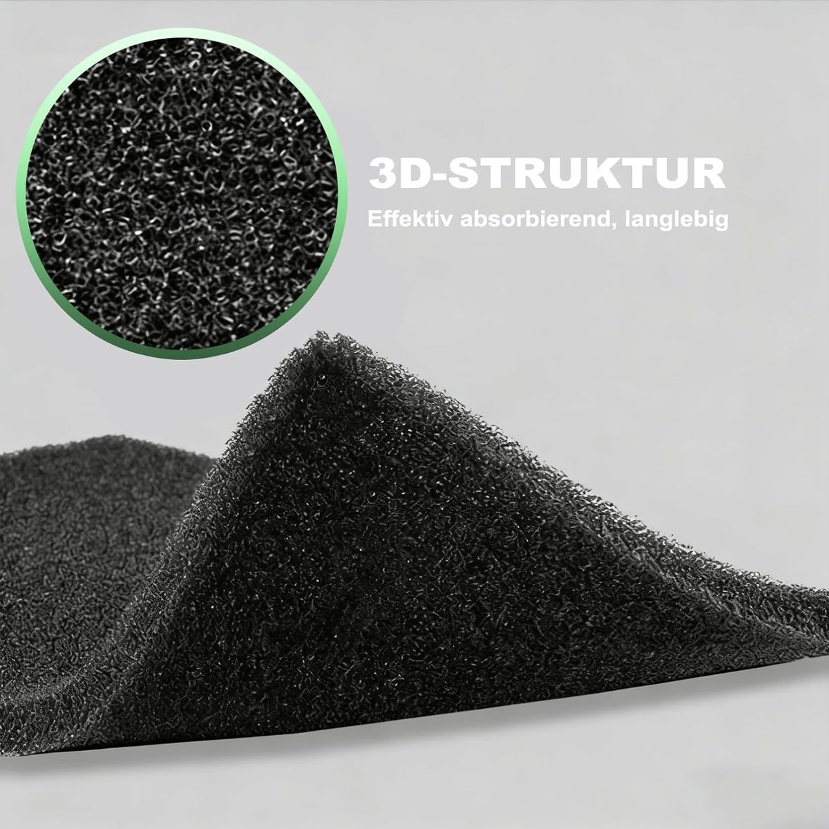 SnelShoppen - 6 Stuks Droogfilters voor Wasdroger - 240 x 155 x 10 mm Filter voor Beko, Grundig, Blomberg - Schuimstoffilter, Sponsfilter, Filtermat v thumbnail 4