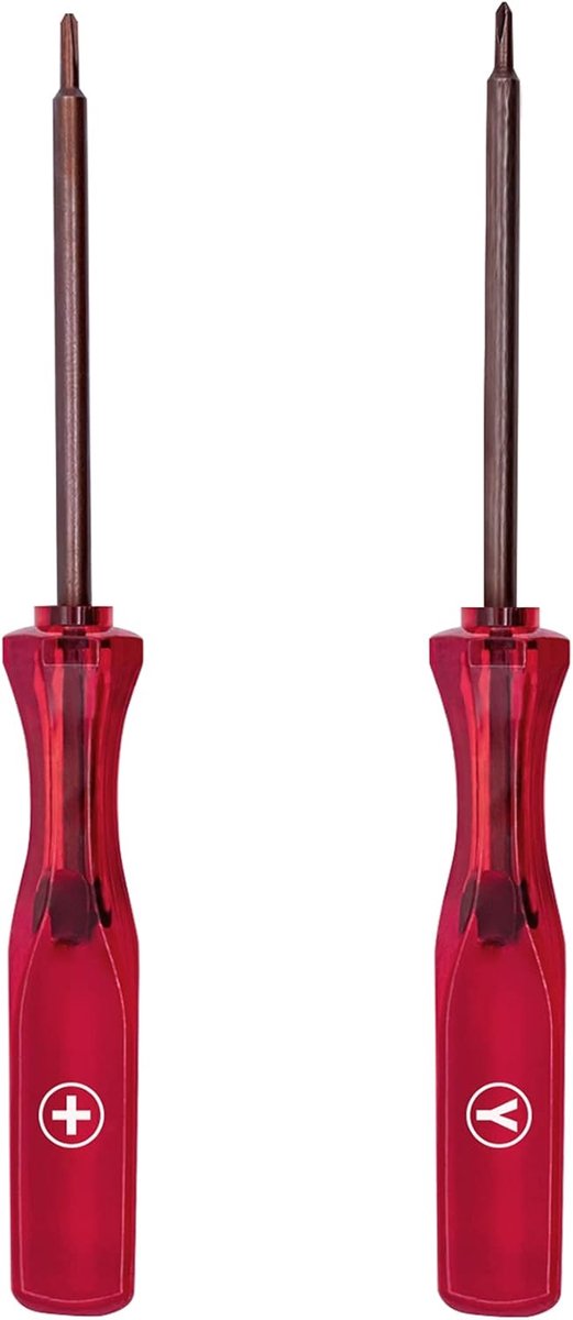 SnelShoppen - Gam3Gear Tri-Wing & Phillips Schroevendraaier Set voor GBA DS DSL DSI 3DS XL Wii Controller (Set van 2) - Professionele Reparatie Toolse