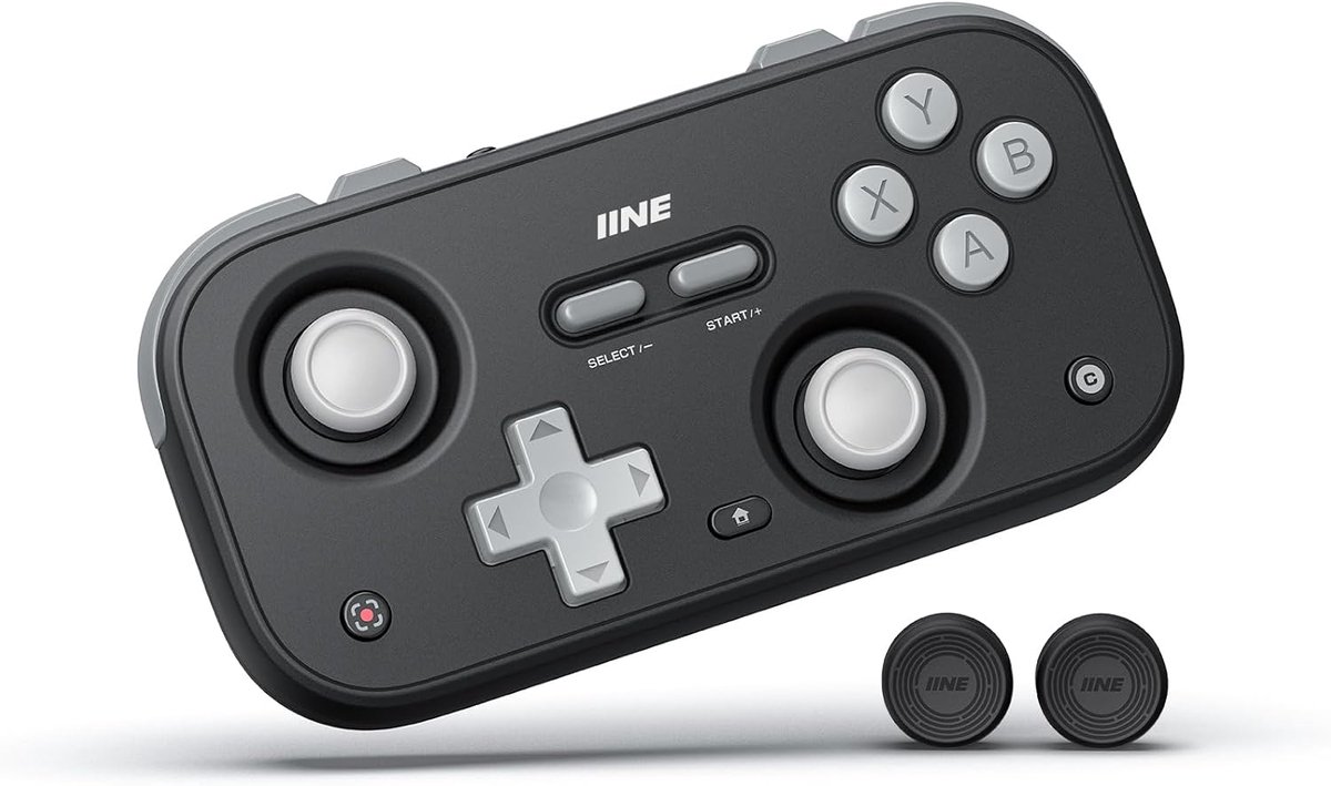 SnelShoppen - Retro Draadloze Gamecontroller - Compacte Gamepad met Joysticks, Hal-effect, Aanpasbare Knoppen, 1000 Hz Polling-snelheid, Compatibel me