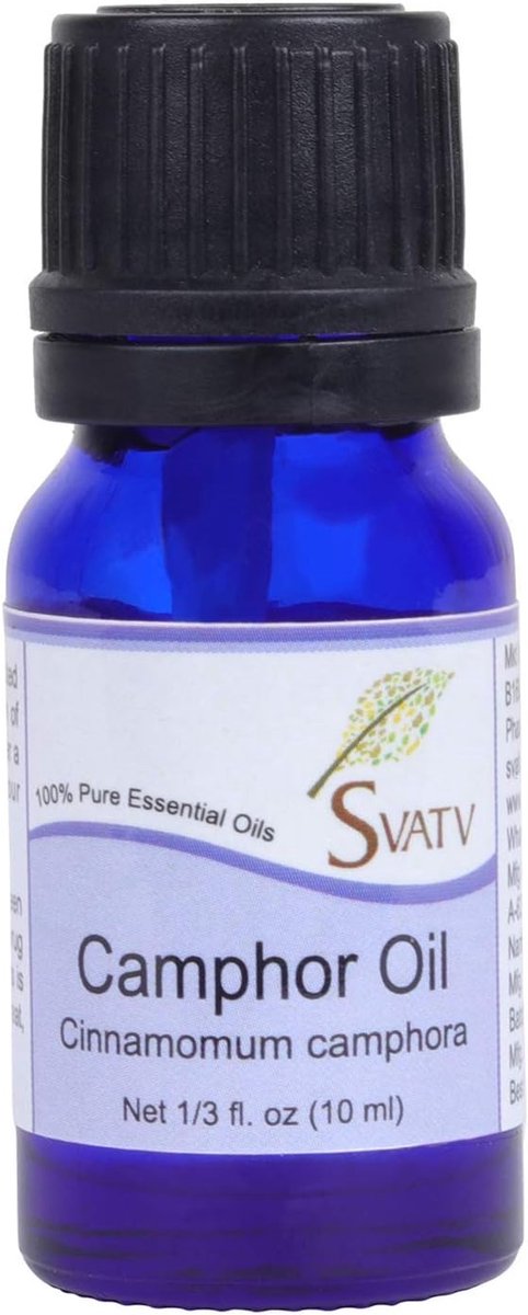 SnelShoppen - Campfer Therapeutische Essentiële Olie 10ml - Aromatherapie Olie voor Diffuser, Massage, Yoga, DIY Persoonlijke Verzorging - Natuurlijk