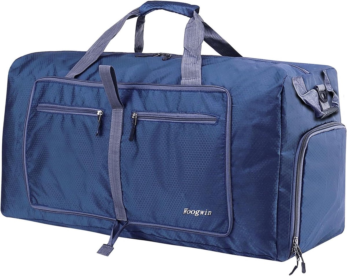 SnelShoppen - 100L Vouwbare Reis- en Sporttas met Schoencompartimenten - Waterdichte Gymtas voor Mannen en Vrouwen - Ideaal voor Vakantie, Sport en Sa