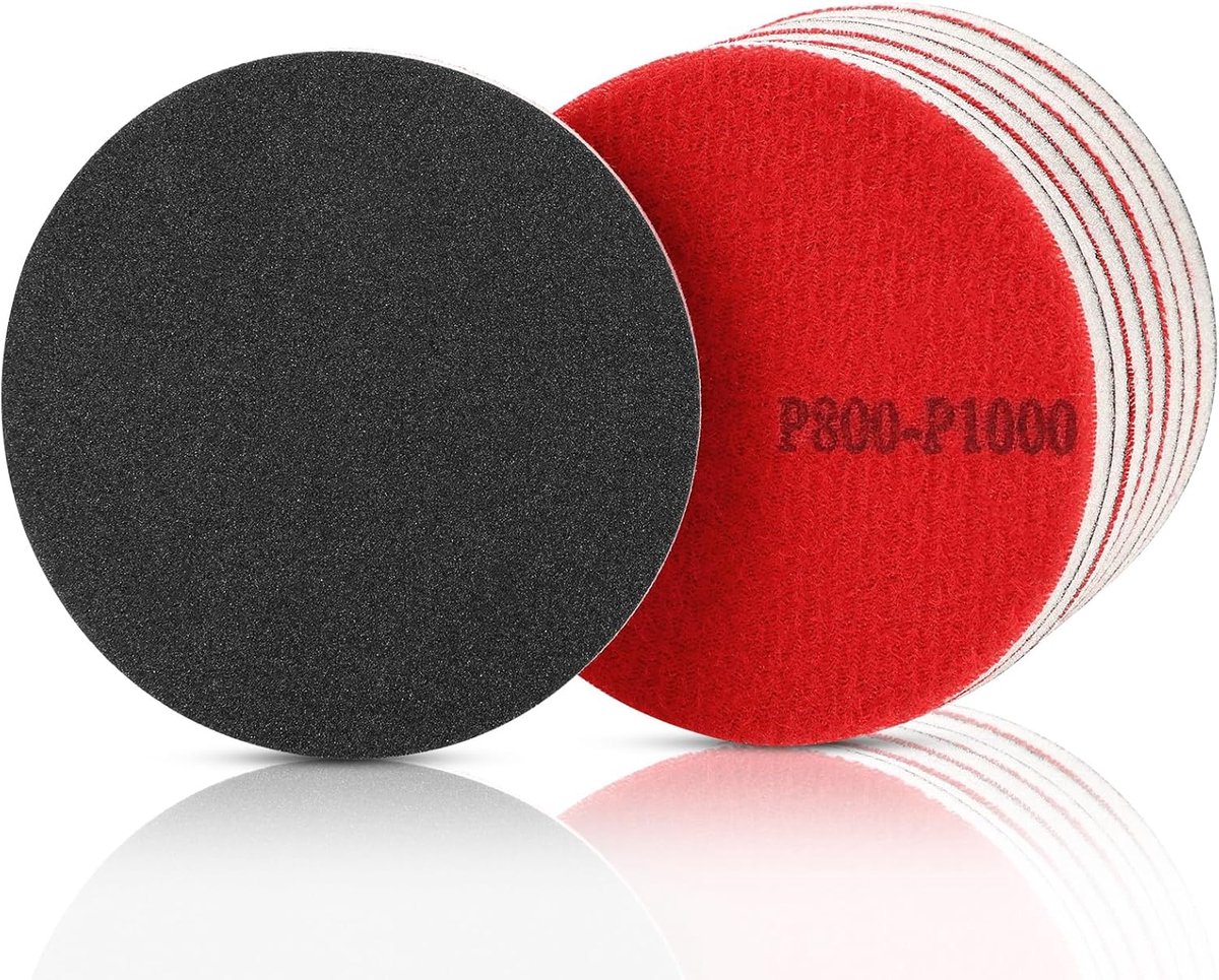 SnelShoppen - 8Pcs Schuurblokjes 800 Granule Schuursponsen Voor Nat en Droog Gebruik - Herbruikbare Schuurpads Voor Hout, Metaal, Plafond, Meubels, Au