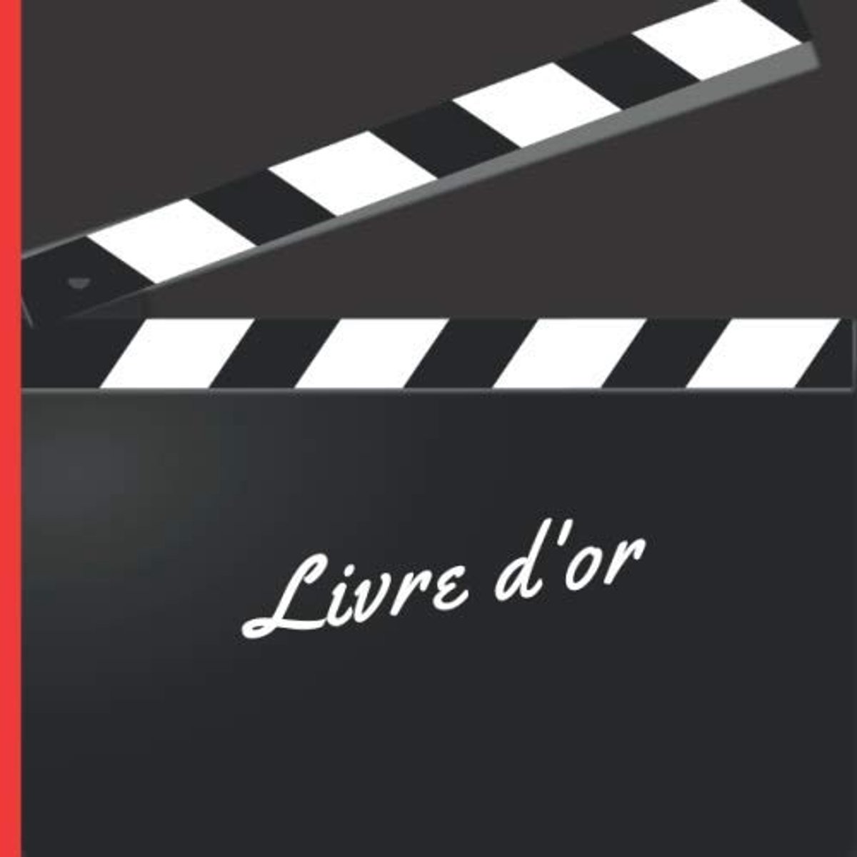 SnelShoppen - Livre d'or Cinema - Uniek A4 Gastenboek voor Herinneringen - 21.6cm x 21.6cm - Perfect voor Feestjes, Bruiloften, en Speciale Gelegenhed