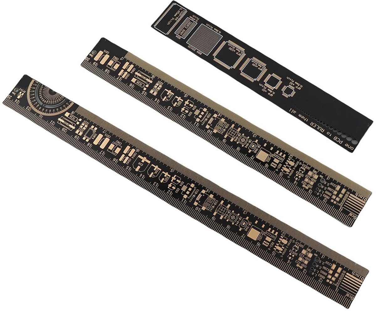 SnelShoppen - 3PCS PCB Liniaal Set 6.3 inch, 7.87 inch en 10.23 inch - Elektronische Meetinstrumenten voor Engineers, Precisie Meetgereedschap
