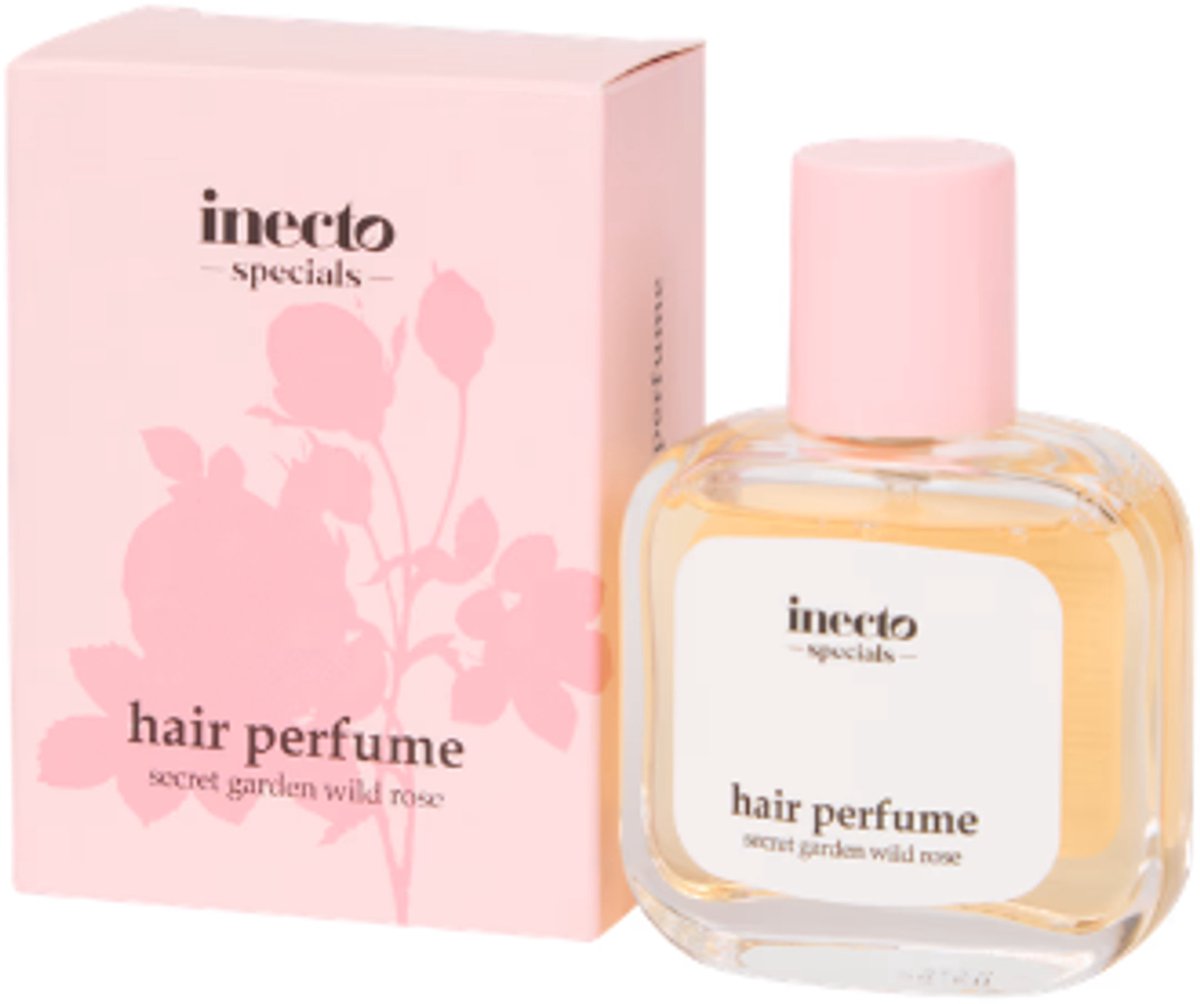 Inecto Specials Haarparfum - Secret Garden Wild Rose | 1x 45 ml - Haarparfum met Wilde Roos - Langdurig Fris Haar