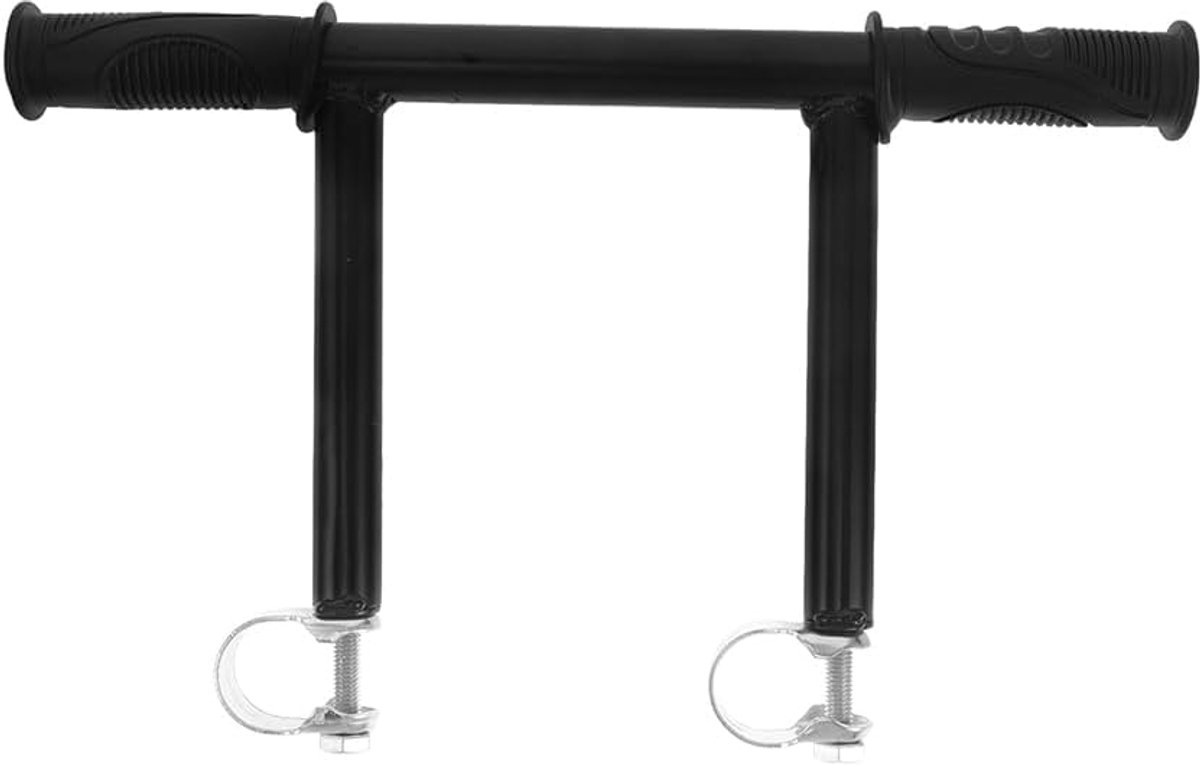 SnelShoppen - Kinderwagen Greepverlenging Roestvrij Staal - Universeel Compatibel - Verhoogd Comfort voor Wandelen en Boodschappen - Eenvoudige Montag