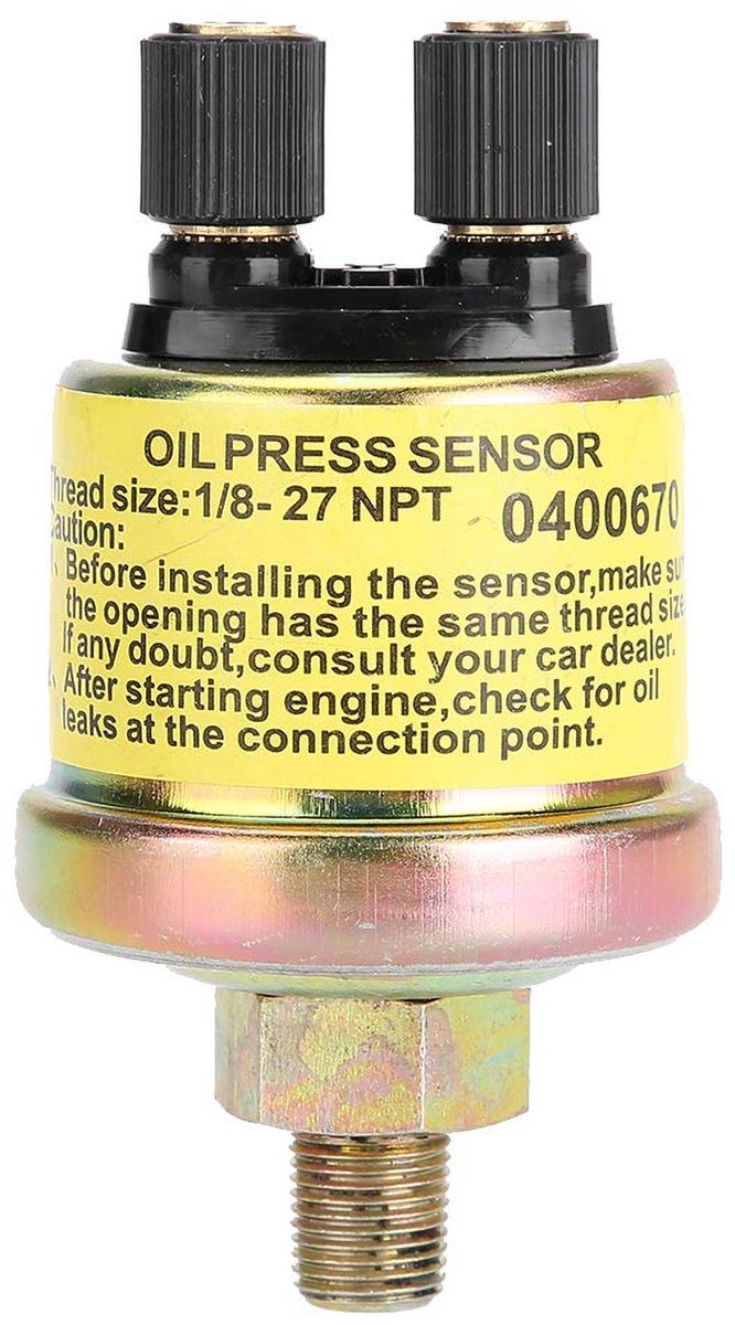 Oliedruksensor - Oliedruksensor 0-10 bar 1/8 NPT - Sensor - Auto-onderdelen