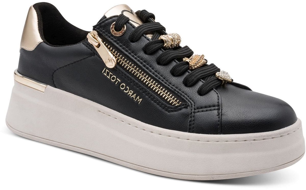 Marco Tozzi Dames Sneaker 2-23765-47 001 F-breedte Maat: 39 EU