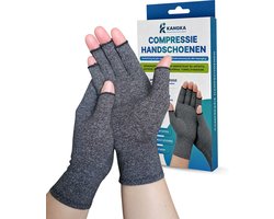 Top 10 Compressiehandschoenen voor Reuma en Artrose 2026: KANGKA Reuma Compressiehandschoenen L grijs