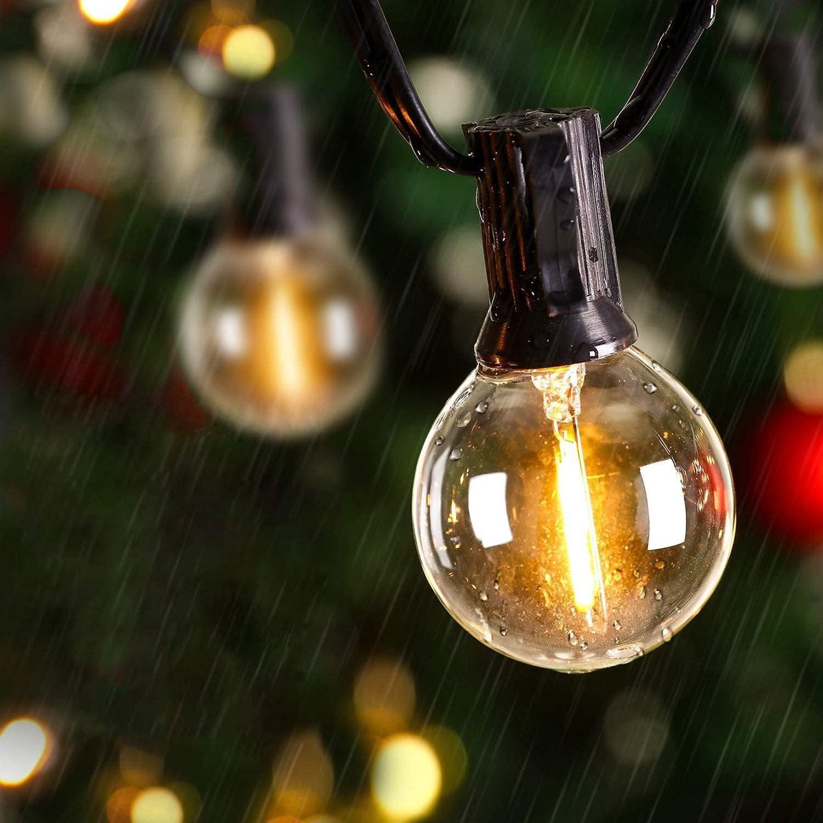 SnelShoppen - Avoalre Tuinverlichting met 8 Verlichtingsmodi en Timer, 21M 30+3 G40 IP44 Buitenlampen voor Feesten, Terras, Tuin en Pergola