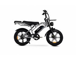 VU20 PRO – Velo Urban Fatbike – 20 inch – 60–80 km Actieradius – Hydraulische Remmen – LED-verlichting Grijs