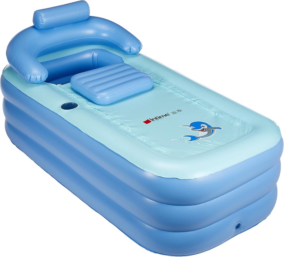 SnelShoppen - Intime Spa Bath, Luxe Badkuip voor Ontspanning, Geschikt voor Thuisgebruik, Ideaal voor Feestjes en Wellness, Ruimtebesparend Design, Co