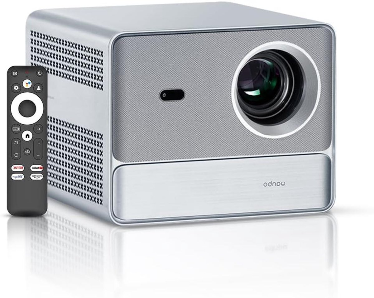 Draagbare Beamer - Mini Projector - Film Avond - Automatische Functies - 180 Inch Scherm - Wit