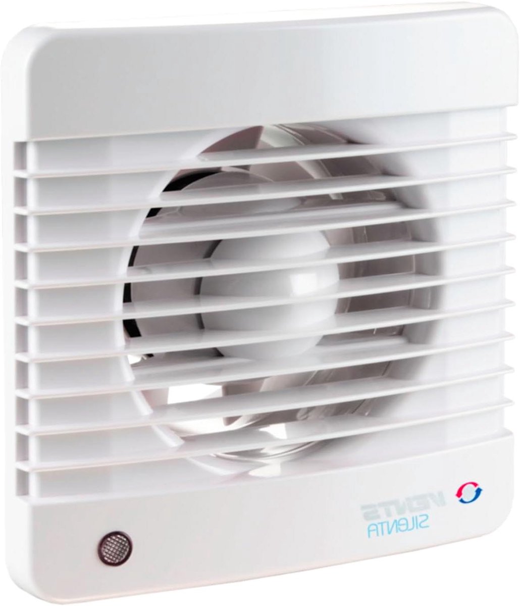 Kleine Ventilator - Afzuigventilator - Badkamer Ventileren - Spatwaterdicht IP34 - 150 mm - Wit