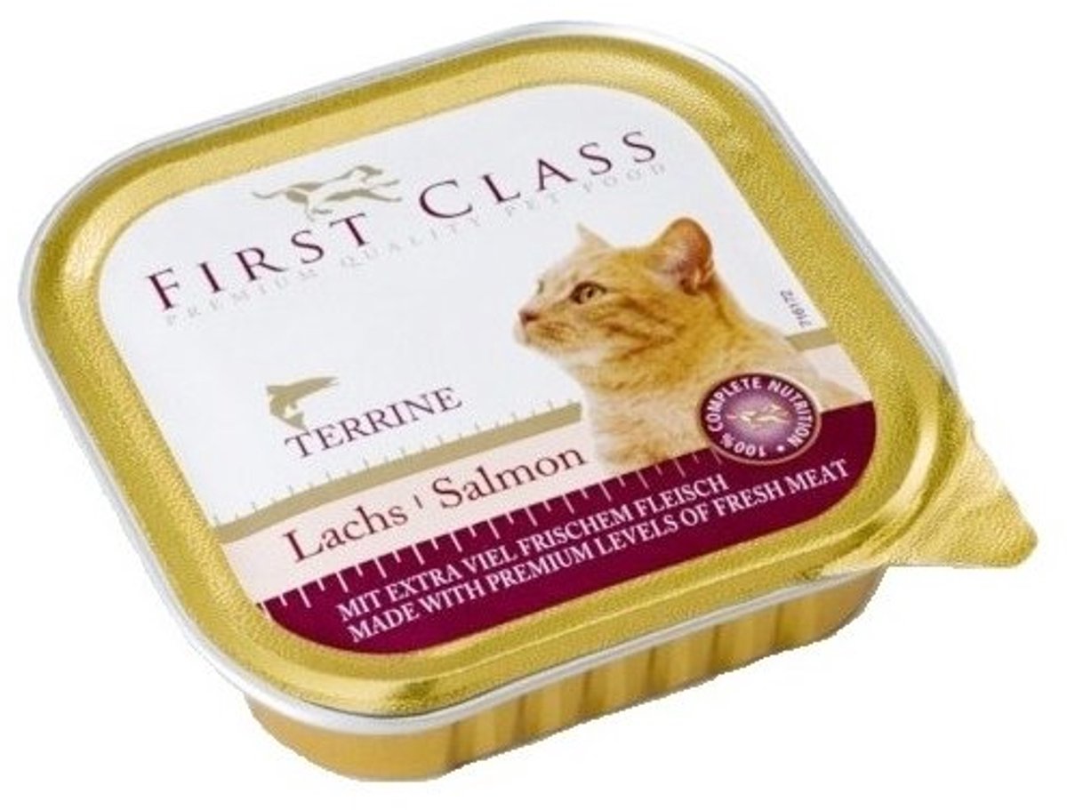 Surtep Animals First Class paté met zalm voor katten 100 g