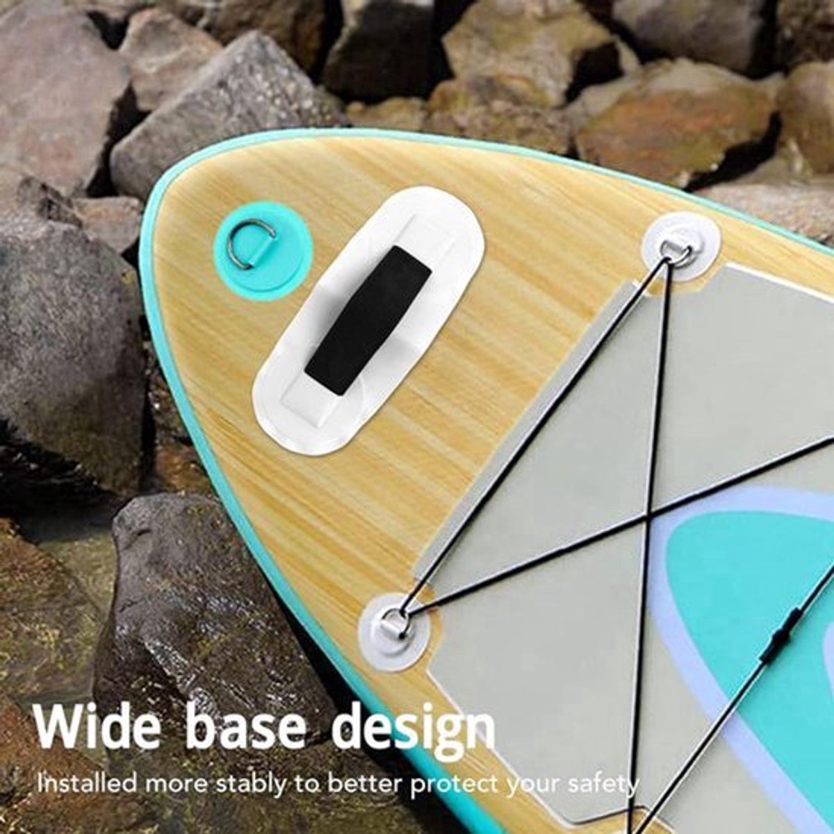 Bootgrepen, kleefband, grippatches voor paddleboard, opblaasbare boten, kajakzitriem voor kajak-surfplank - PVC